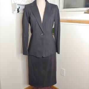 Pendleton Grey 2-Piece Wool Suit, 6/8